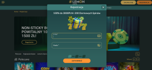 Lemon Kasyno rejestracja