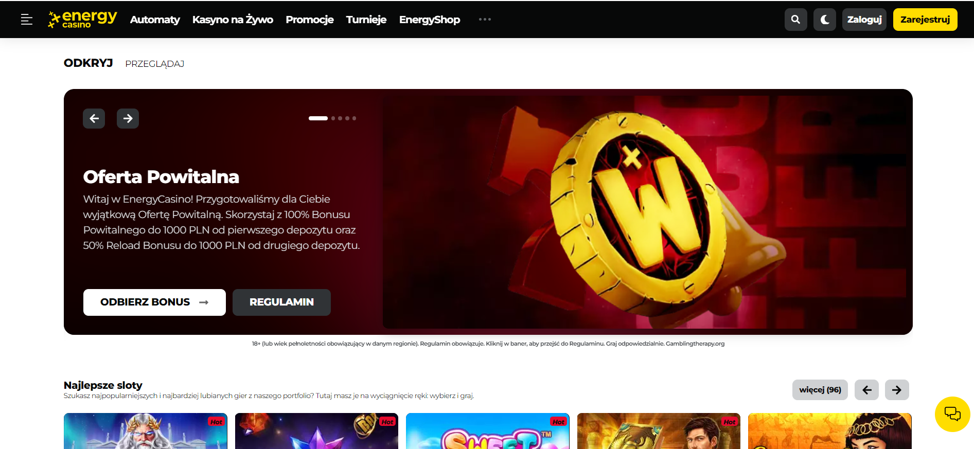 energy casino strona główna